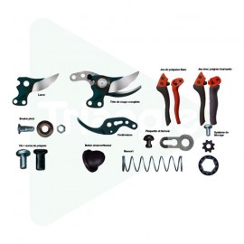 Boulon pivot complet pour Pradines PX et PXR Boulon pivot complet pour Pradines PX et PXR