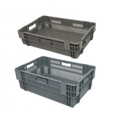 Caisse plastique emboîtable et gerbable*
