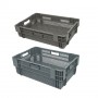 Caisse plastique emboîtable et gerbable*