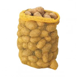 Sac-filet tricoté jaune Sac-filet tricoté jaune