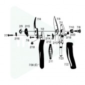 Poign&eacute;e porte-lame (sans lame) pour Felco 7