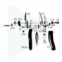 Secteur denté 2/16+7/7+ 7/8+2/9 pour Felco 7 -8-9-10-13
