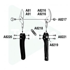 Contre-lame de rechange pour ARS VS8 Contre-lame de rechange pour ARS VS8