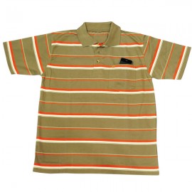 Polo rayures marron Polo rayures marron