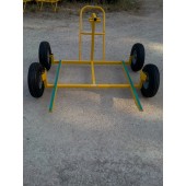 Porte palox robuste 4 roues  