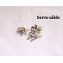 Lot de 10 serre-câble à étrier inox 