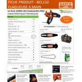 Elagueuse à main électrique BCL132 - Bahco