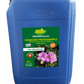 Engrais Géranium Pro 20 Litres* Engrais Géranium Pro 20 Litres*