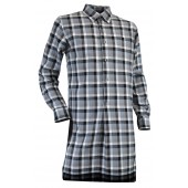 Chemise Hiver long pans gris