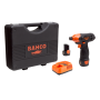 Kit Bahco visseuse à choc 6 pans 12 V -1.4''