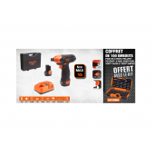 Kit bahco visseuse à choc 6 pans 12 V -1.4''