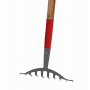 Rateau rosier 10 dents manche 1.50m PEFC