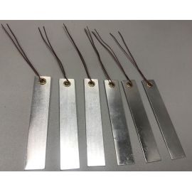 Lot de 50 étiquettes alu avec fil de cuivre