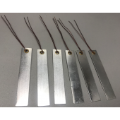 Lot de 50 étiquettes alu avec fil de cuivre