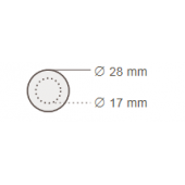 Manche Type 1 Longueur 135cm