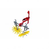 Doigts de binage pour houe mara&icirc;ch&egrave;re double