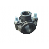 Collier de prise en charge pour tuyaux PE &ndash; 2 vis de serrage