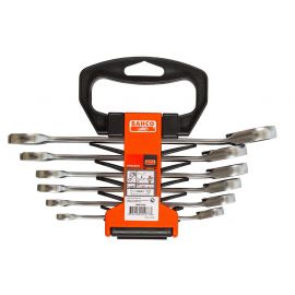 Jeu de cl&eacute;s mixtes &agrave; cliquet BAHCO- 6 PCS