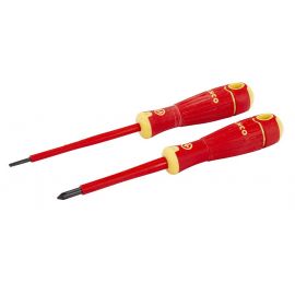 Tournevis BAHCO fit fente et PH isol&eacute;s - 5 PCS