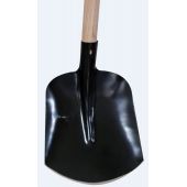 Pelle &agrave; sable noire Triangle (larg 25cm) sans manche