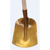 Pelle &agrave; sable aluminium renforc&eacute; Triangle (larg 25cm) manche fr&ecirc;ne 130cm