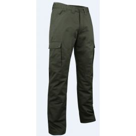 Pantalon doubl&eacute; polaire vert