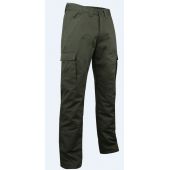 Pantalon doubl&eacute; polaire vert