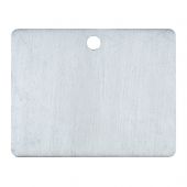 Lot de 10 Etiquettes en Zinc patin&eacute;e