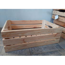 2 caisses en bois pour fruits/l&eacute;gumes