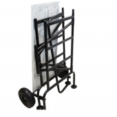 Echaffaudage &agrave; 3 niveaux avec garde corps pour haies