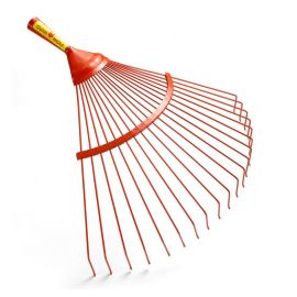 Balai &agrave; feuilles W dents rondes