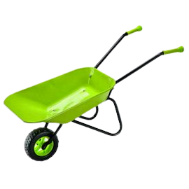 Brouette m&eacute;tallique, enfant