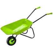 Brouette m&eacute;tallique, enfant