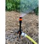 Arroseur plastique sur piquet 360&deg; avec rallonge