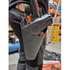 Porte &eacute;lagueuse et s&eacute;cateur &eacute;lectrique en cuir