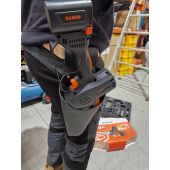 Porte &eacute;lagueuse et s&eacute;cateur &eacute;lectrique en cuir