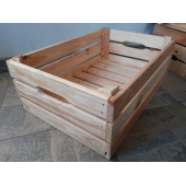 2 caisses en bois pour fruits/l&eacute;gumes