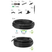 Kit goutte &agrave; goutte 15m pour jardin GEKA