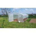 Serre 4 saisons+ Polyéthylène 4m + aérations latérales *