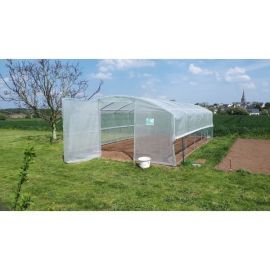Serre 4 saisons+ Poly&eacute;thyl&egrave;ne 4m + a&eacute;rations lat&eacute;rales