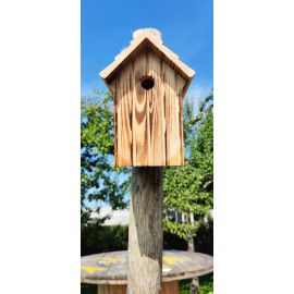 nichoirs en bois br&ucirc;le