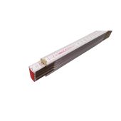 Double m&egrave;tre pliant en bois