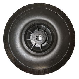 Roue increvable pour si&egrave;ge de travail galvanis&eacute;