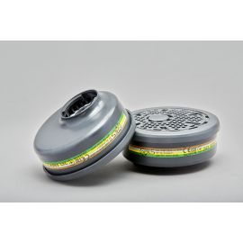 Lot de 2 filtres &agrave; ba&iuml;onnette ABEK2HgP3