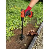 Tari&egrave;re de perforation pour perceuse / m&egrave;che &agrave; bulbes