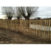 Ganivelle lattes fendues en ch&acirc;taignier *