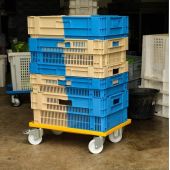 Socle roulant pour caisses 60 x 40cm