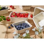 Barquettes en cellulose moul&eacute;e