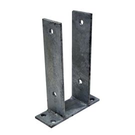 Support poteau U &agrave; fixer