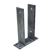 Support poteau U &agrave; fixer